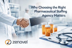 Professional collaboration in pharmaceutical staffing