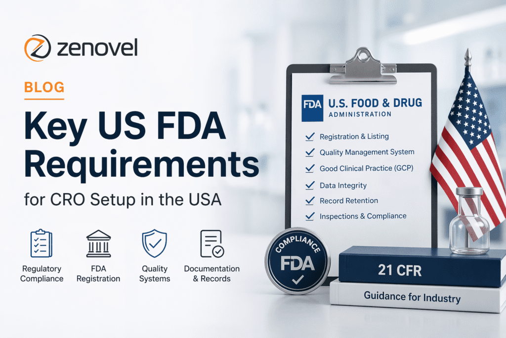 Key US FDA Requirements for CRO Setup in the USA