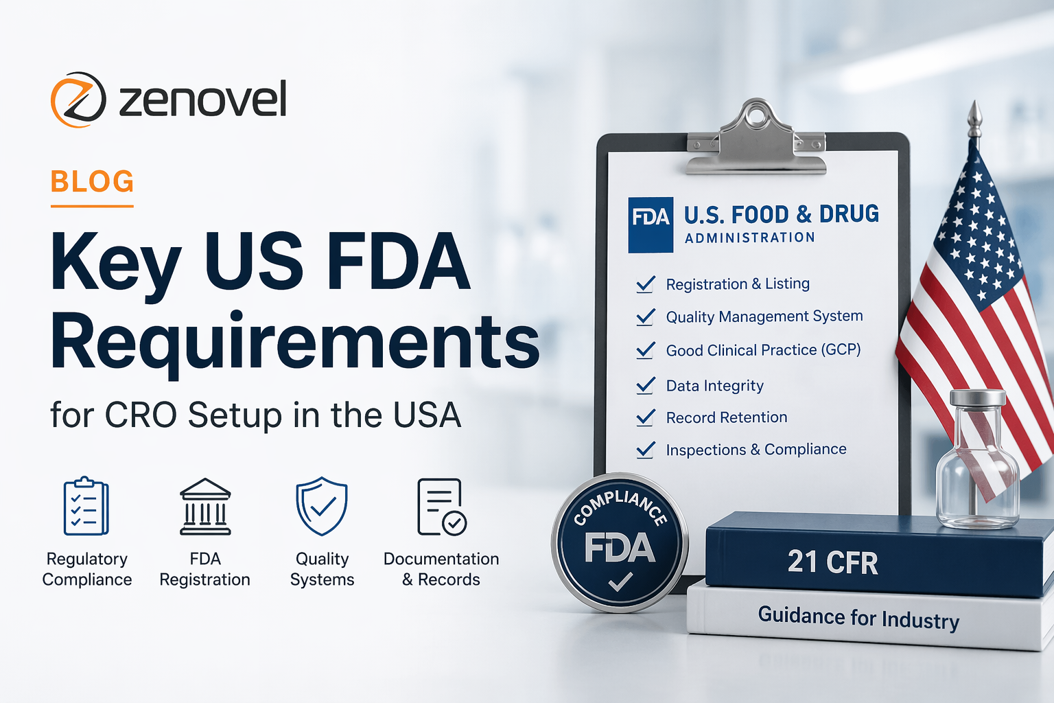 Fda's Rack Key US FDA Requirements for CRO Setup in the USA