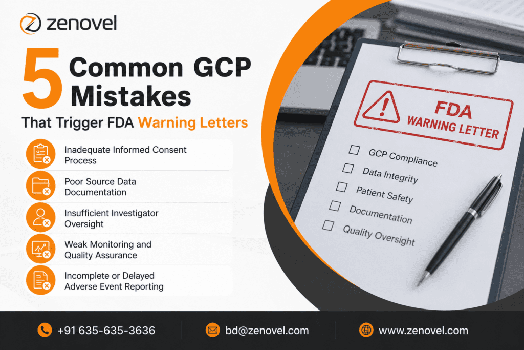 5 Common GCP Mistakes That Trigger FDA Warning Letters