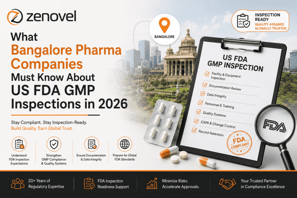 What Bangalore Pharma Companies Must Know About US FDA GMP Inspections in 2026