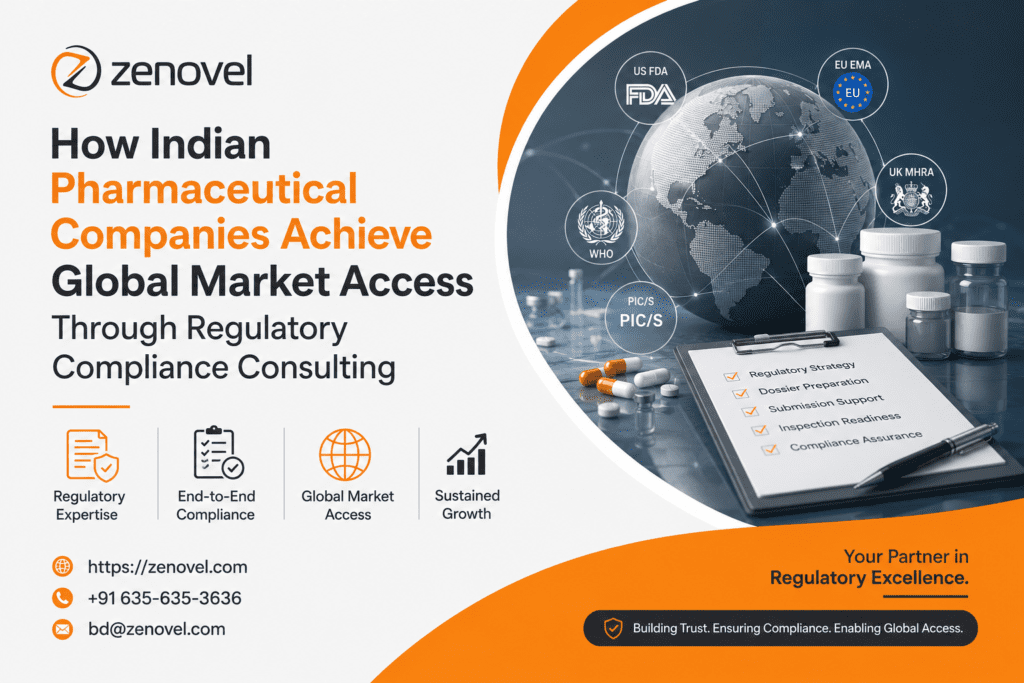 How Indian Pharmaceutical Companies Achieve Global Market Access Through Regulatory Compliance Consulting