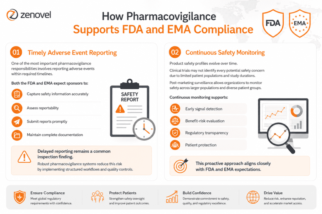 How Pharmacovigilance Supports FDA and EMA Compliance
