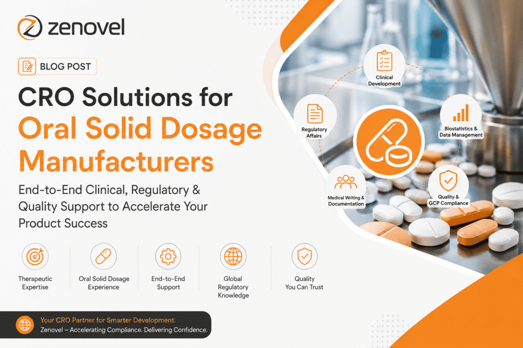 CRO Solutions for Oral Solid Dosage Manufacturers